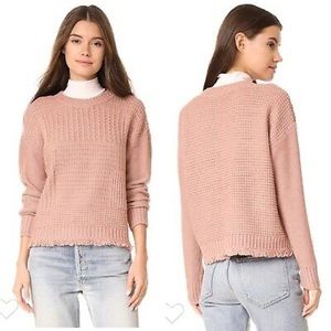 Madewell Pink Chunky Wool Knit Sweater XS